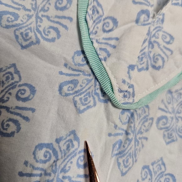 Vineyard Vines Girls Swim Cover Up Printed Tunic Cover Up Dress Medium - Picture 6 of 8